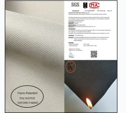 Does polyester Oxford fabric have a flame retardant effect?-Kaibohui