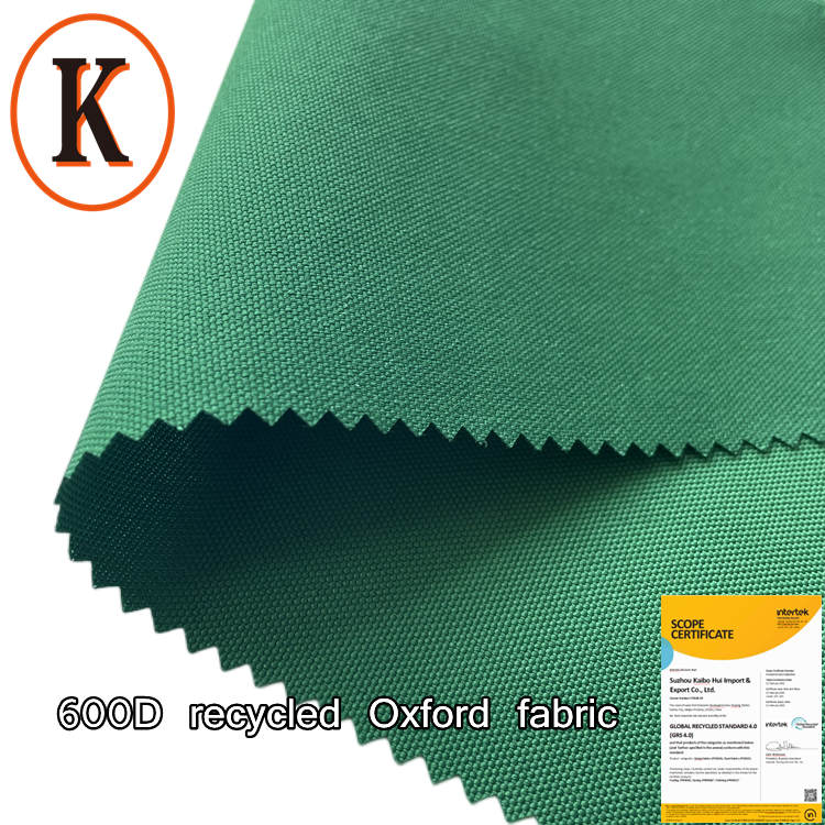 600d recycled waterproof Oxford fabric