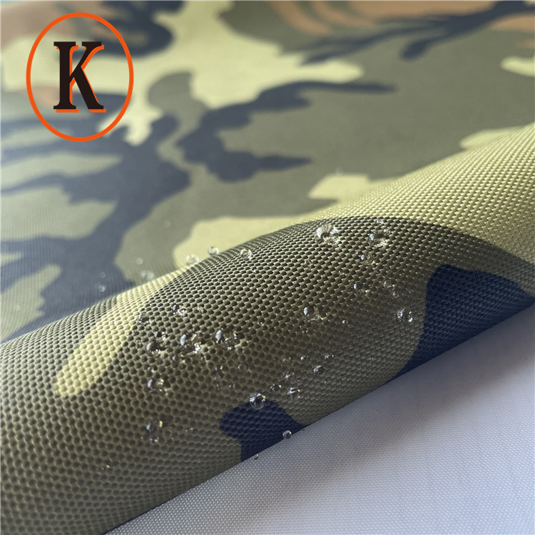 600d camouflage waterproof Oxford fabric