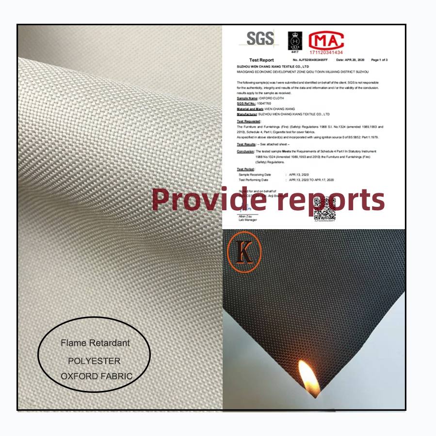 How is the water washing resistance of polyester flame retardant Oxford fabric?