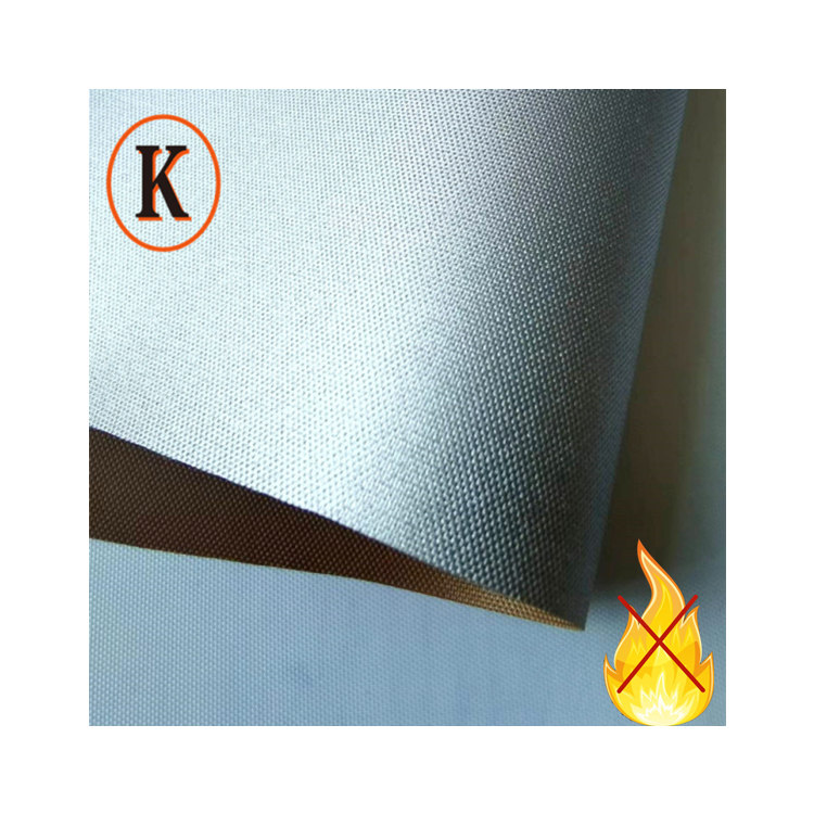 Silver coated fabric manufacturer 210d fluorescent waterproof and flame-retardant Oxford fabric