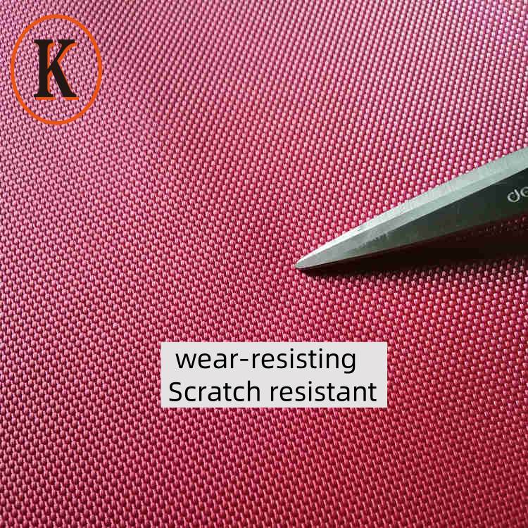 Polyester wear-resistant 1680Dpu waterproof coating Oxford cloth suitable for luggage fabric