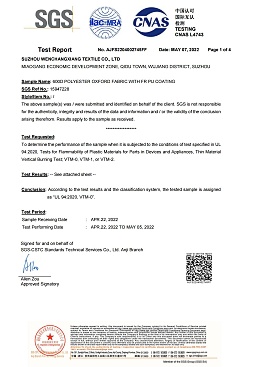 UL 94 Flame retardant standard
